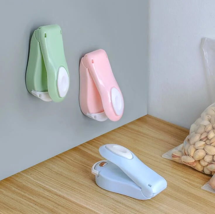 Household Mini Snacks Plastic Bag Sealer Machine Portable Hand Pressure Heating Home Sealing Machine