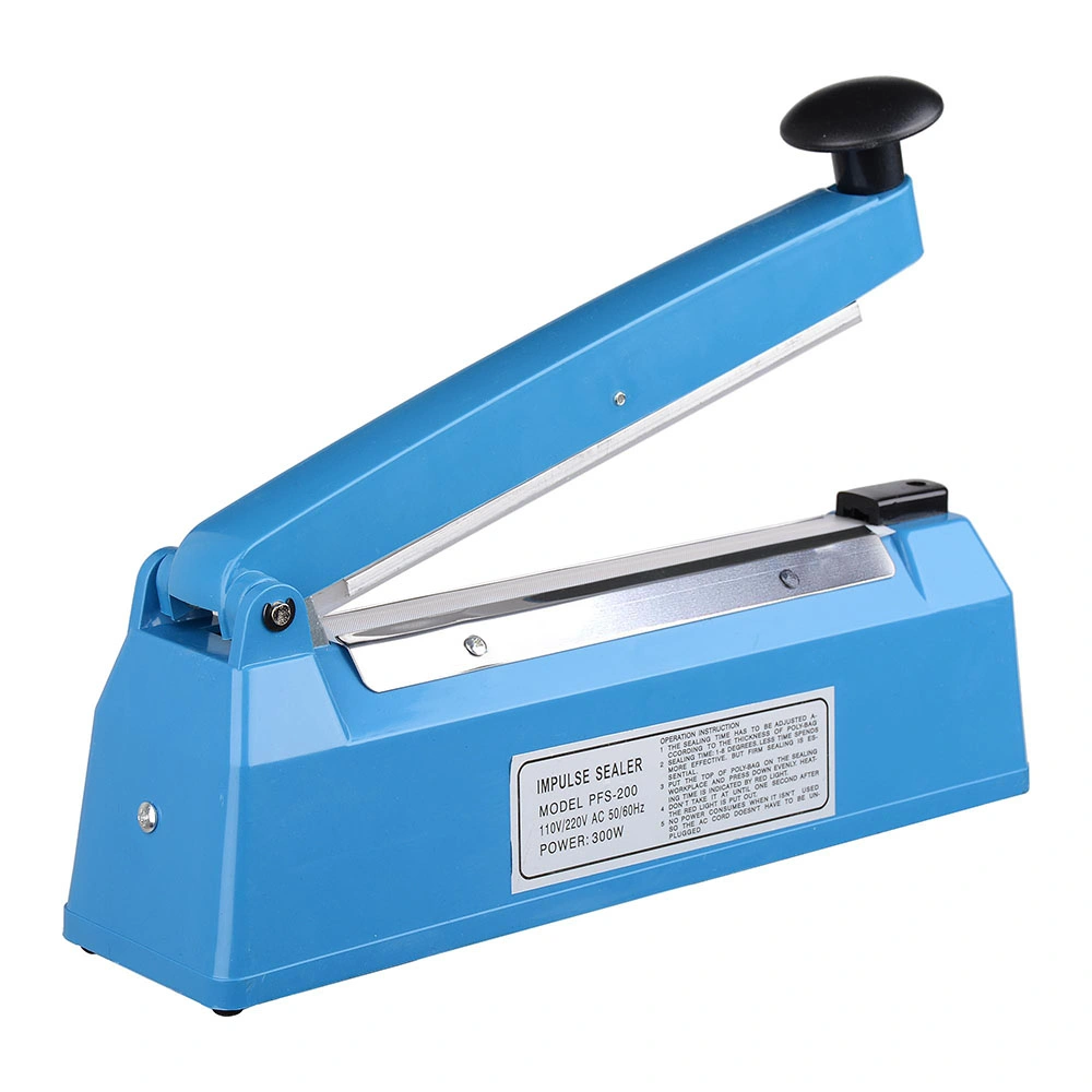 Manufacturing and Supply Element Heat Sealing Machine for Plastic Pouches Portable Hand Sealer Pfs-300 Electric Impulse Sealing Manual Machinery