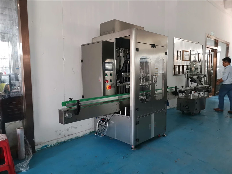 Ben Pack Manufacturer Sugar Syrup Filling and Capping Machine Equipment Filling Capping Labeling Machine