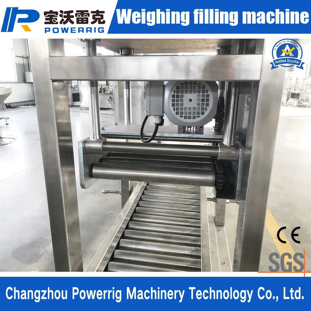 Semi-Automatic Two Filling Nozzle Weighing Oil Bottle Filling Machine