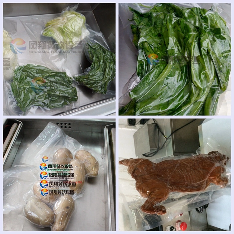 Semi-Automatic Food Vegetable Fruit Vacuum Sealer Sealing Packaging Machine