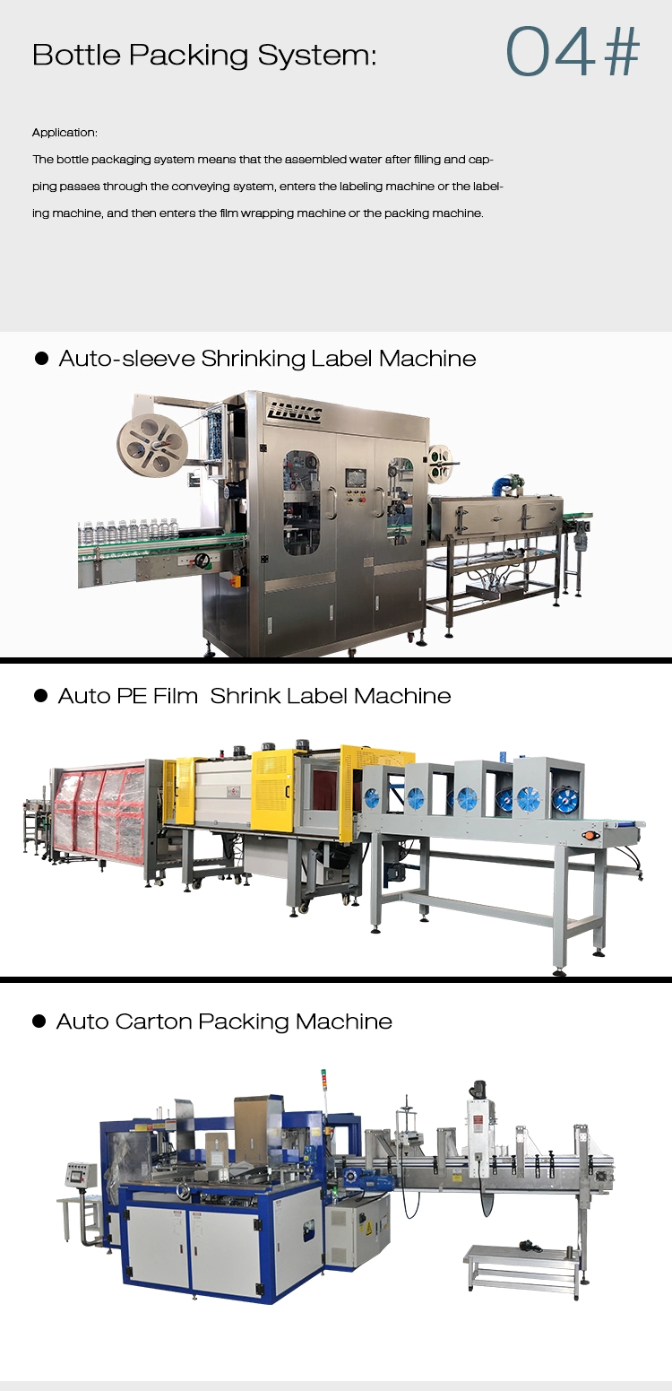 Automatic Soft Drink Soda Water Beverage Plant Equipment Bottled Washing Filling Capping Machine