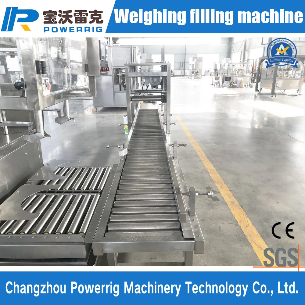 Semi Automatic Automatic Weighing Type Drum Filling Capping Machine