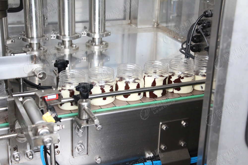 Automatic Chocolate Jam Pepper Jam Juice Coconut Oil Milk Filling Machine Sealing Capping Machine Labeling Machine
