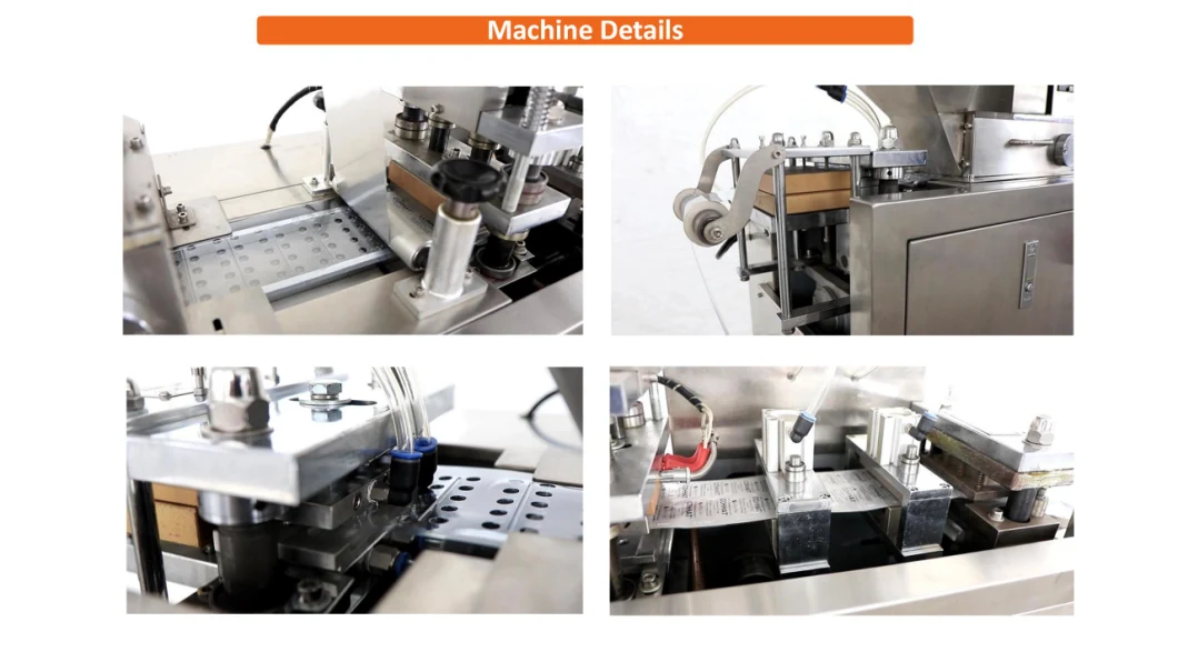 Dpp-80 Automatic Liquid Blister Packer Aluminum Foil Blister Pack Butter Filling Sealing Packing Machine