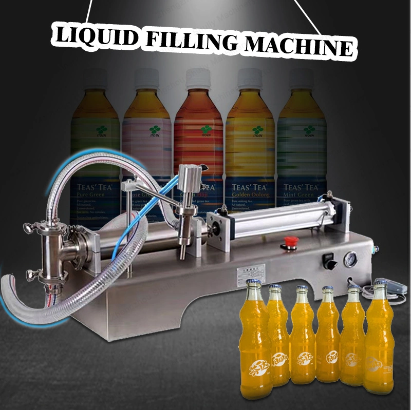 Single Head Liquid Filling Machine Filling Liquid Bottles Machine 1000ml