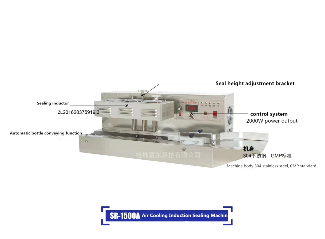 Semi-Automatic Induction Aluminum Foil Heat Induction Sealer for Caps