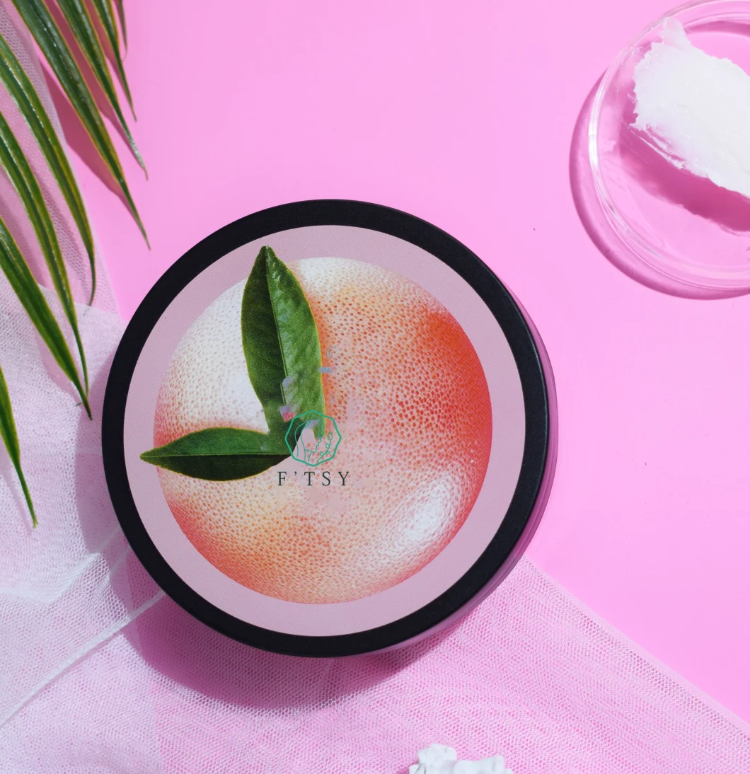 OEM Grapefruit Extract Body Butter Free Customized Body Butter High Quality Thick Texture Skin Nourishing Grapefruit Body Butter