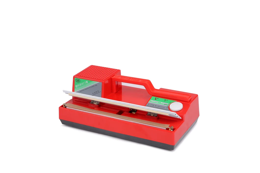 Duoqi Sf-270 Red Color Manual Plastic Hand Press Handy Sealer Hand Sealing Packing Machine