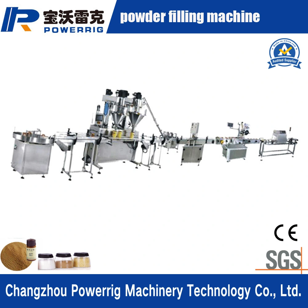 Good Automatic Bottle Filling Capping and Packing Machine for Milk Powder