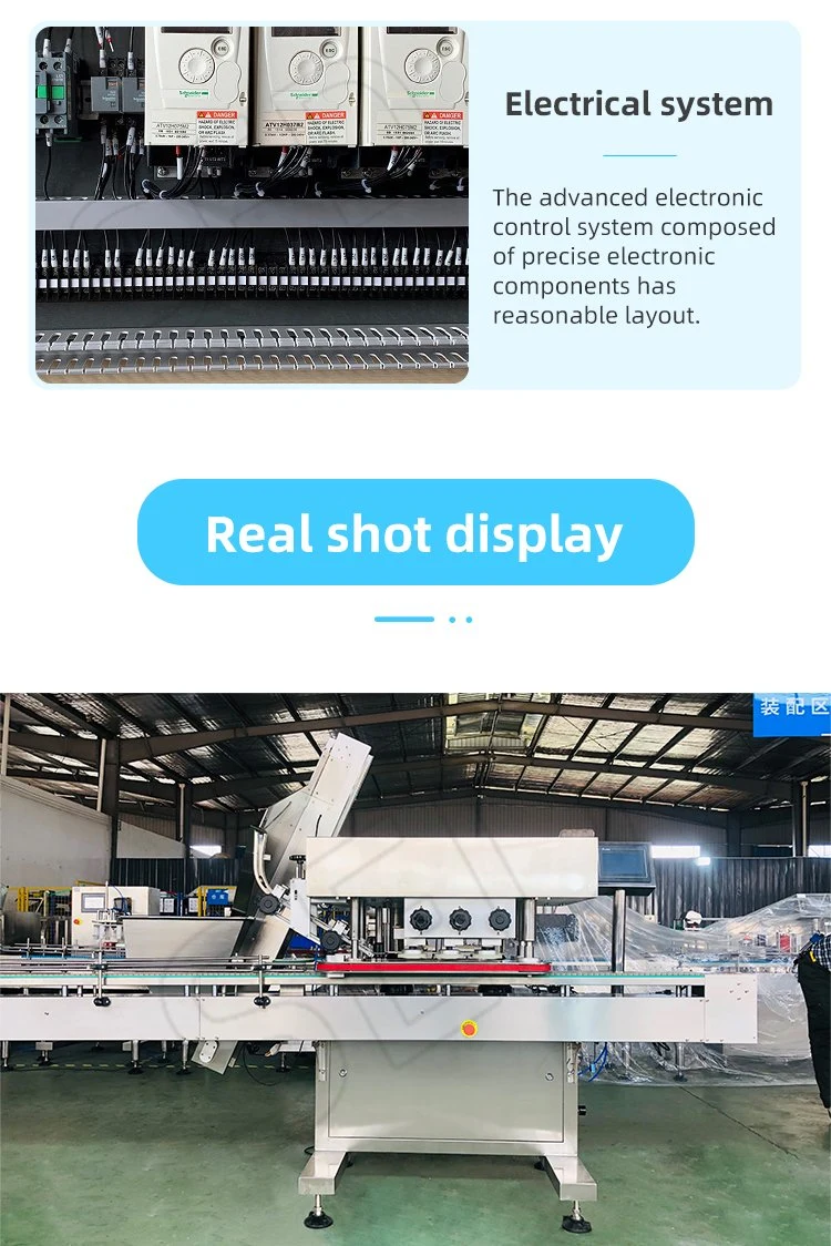 Fully Automatic Glass Bottle Cap Sealer Suitable for Various Bottle Caps