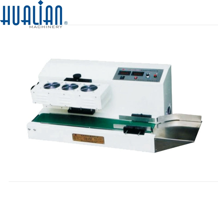 Lgyf-1500A-I Hualian Packing Table-Style Induction Continuous Bottle Capping Sealing Machine Cap Sealer