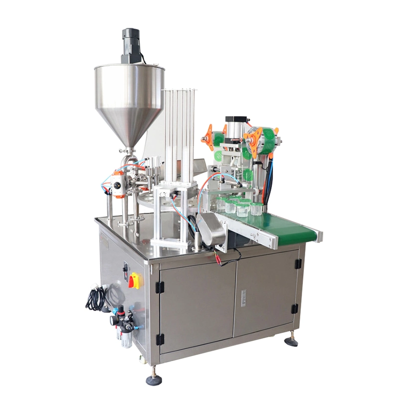 Rotary Cup Filling Sealing Machine for Yogurt Packing