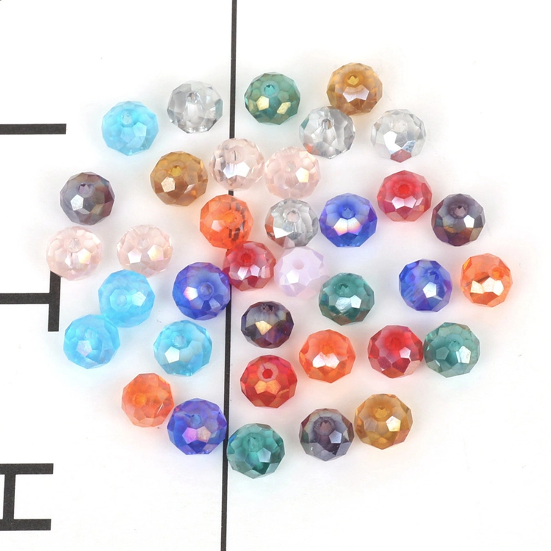Wholesale Crystal Rondelle Loose Beads Multi Colors Spacer Faceted Glass Beads
