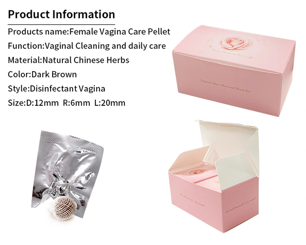 Vagina Clean Point Tampon Yoni Detox Pearls Yoni Pearls Womb Detox Pearls with Private Label