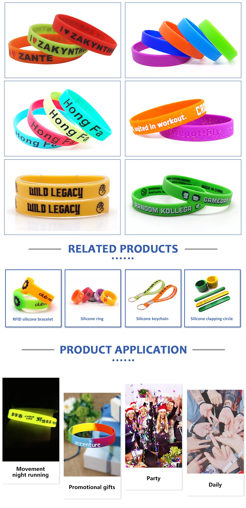 Unique Design Products 2020 New Product Idea Fashion Jewelry Silicone Bracelet