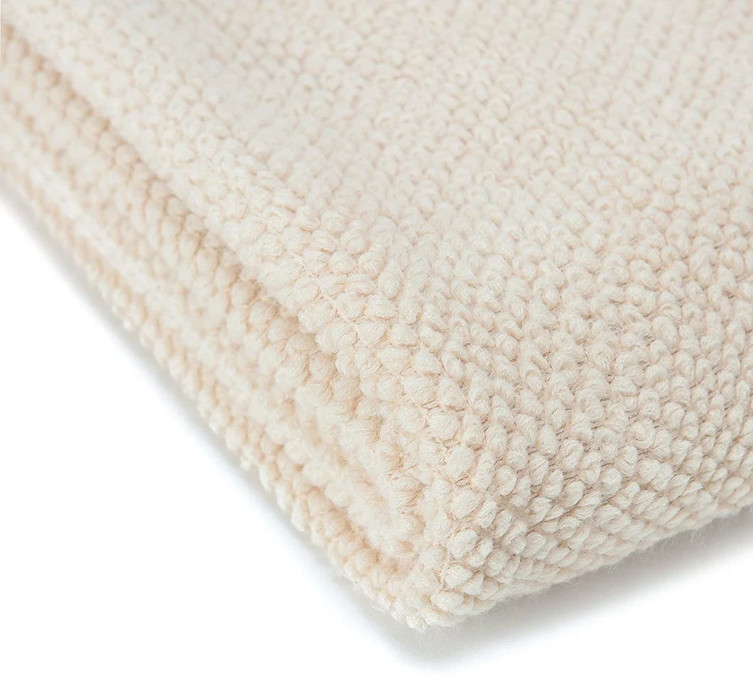 Blanket Round Pearl Textured Super Soft Acrylic Throw