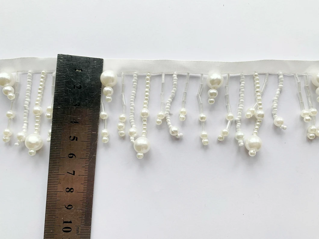 Garment Accessory Pearl Beads Pendant Beaded Laec Trimming