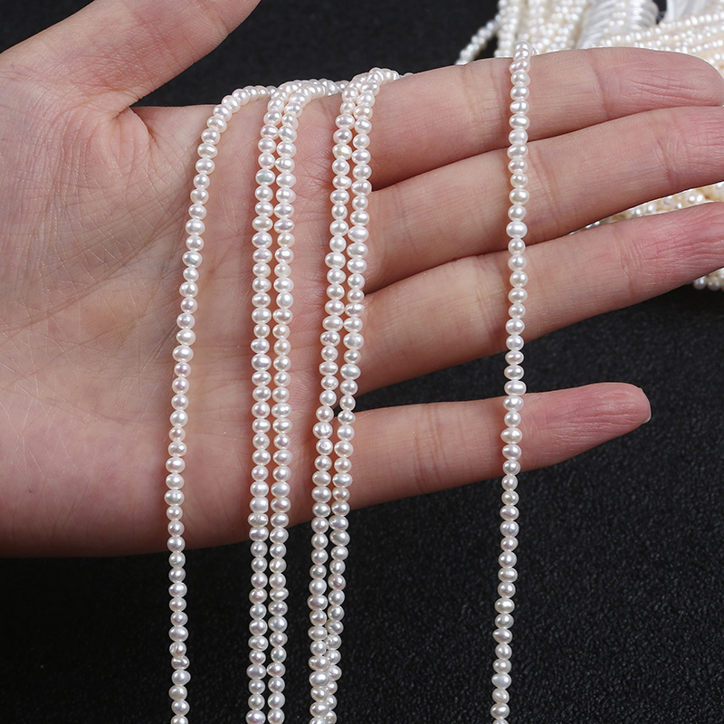 2.5-3mm AAA Potato Freshwater Pearl Loose Beads String