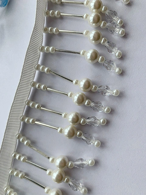 New Garment Accessory Pearl Beads Pendant Beaded Trimming for Clothes