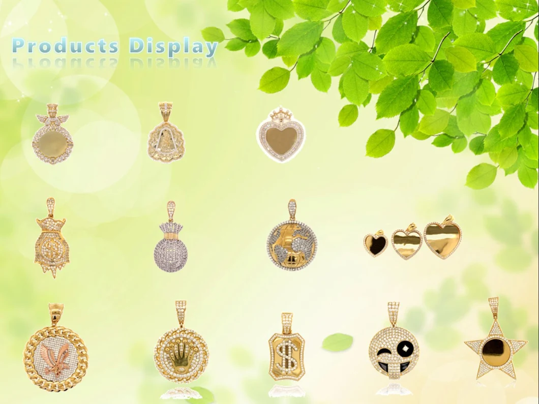 Gemopia Customization Jewelry 925 Sterling Silver /Real Gold Fashion Pendant