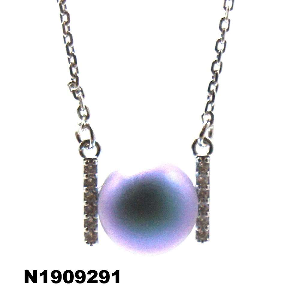 Fashion 925 Silver Jewelry Necklace with Pearl Fashion Necklace