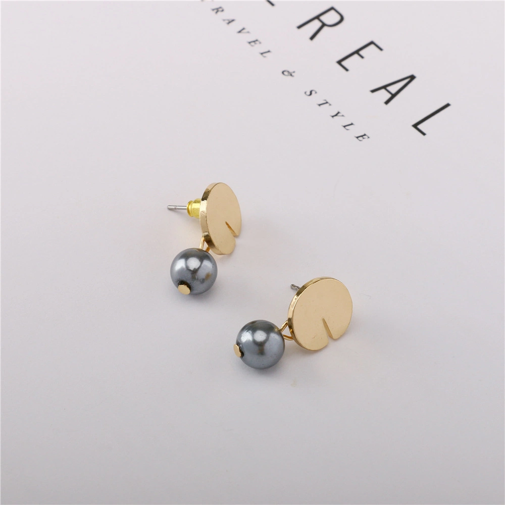 Factory Hot Selling Wedding Pearl Stud Gold Plated Earring Cheap Pearl Earring Making Jewelry