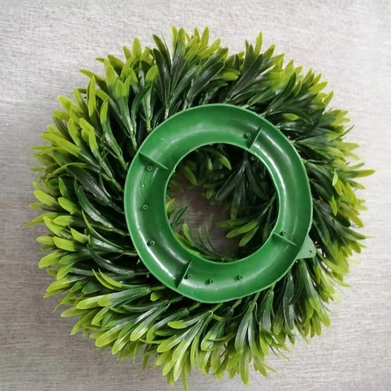 Factory Wholesale Christmas Decorated Yiwu Make Artificial Plant Seashell Grass Wreaths for Sale