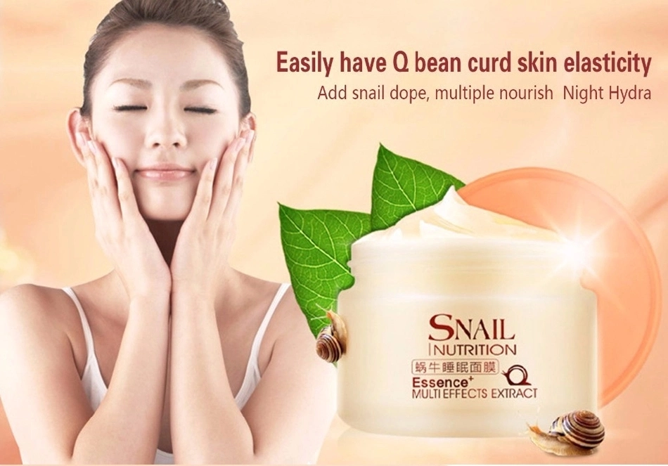 Snail Sleeping Mask for Face Anti Wrinkle Anti Aging Snail Face Reduce Freckles Acne and Spot Remover Face Mask