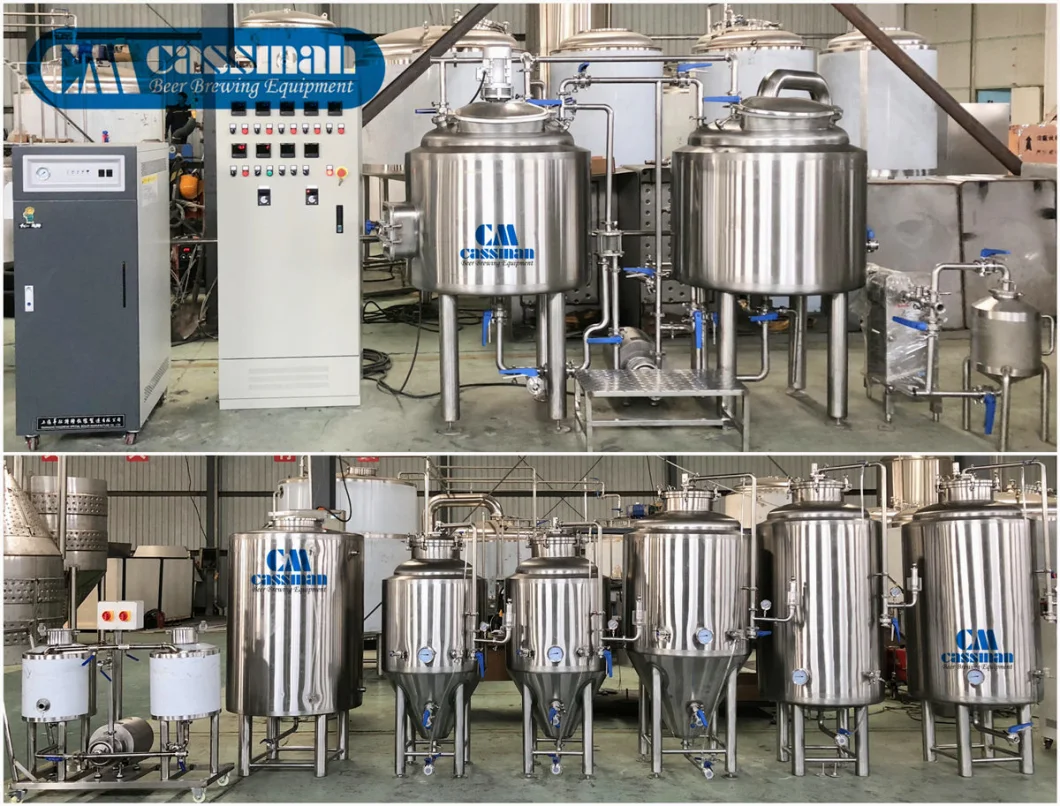 Cassman 100L - 1000L Craft Beer Making Machine for Pub/Hotel/Restaurant
