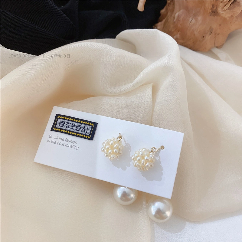Fashion Irregular Pearl Temperament Earrings Jewelry