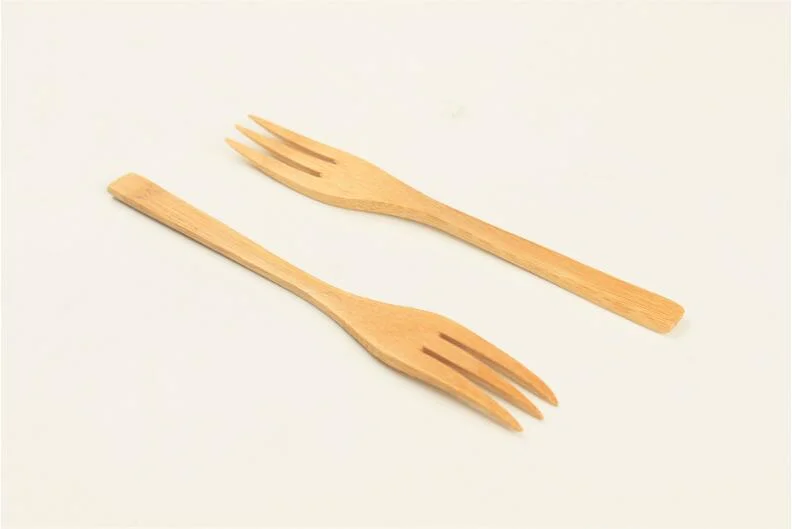 Eco-Friendly Flatware Bamboo Fork Fruit Fork Salad Fork Wooden Fork