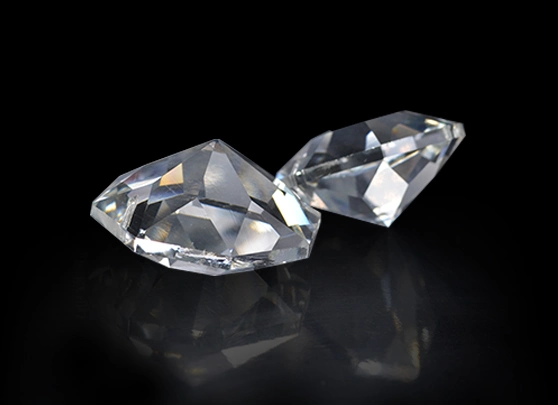 Diamond Shape Pendants Beads Crystal Pyramid Beads for Chandelier Light