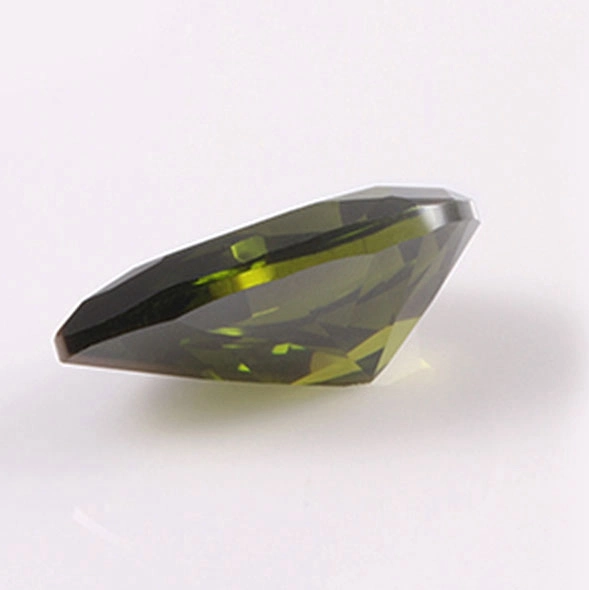 Wholesale Peridot/Olivine Pear Cut 3X5mm CZ Loose Gemstone Beads