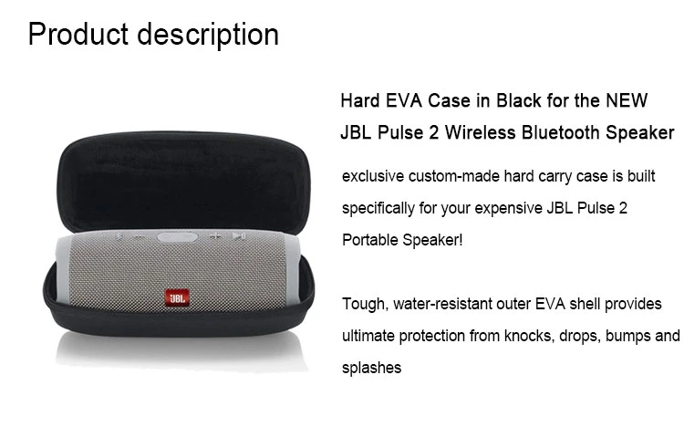 Hot Selling Jbl Speakers Case Shockproof EVA Hard Shell Jbl Case Charge 4