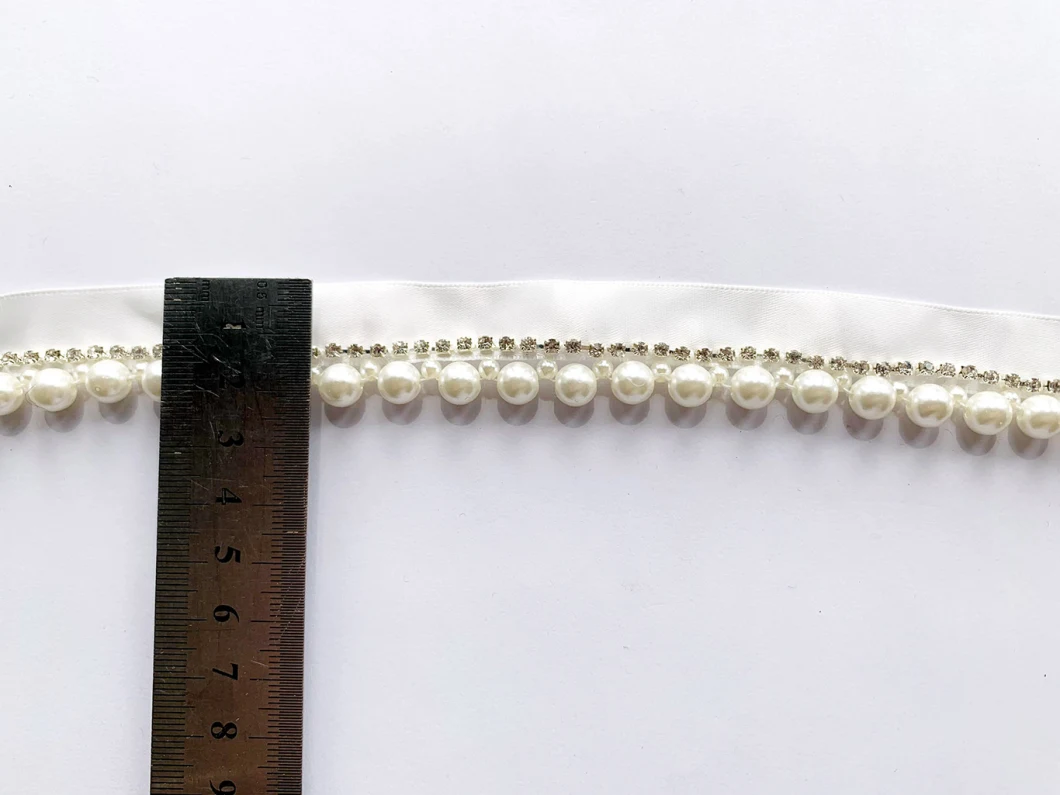 New Garment Accessory Pearl Acrylic Pendant Beaded Laec Trimming