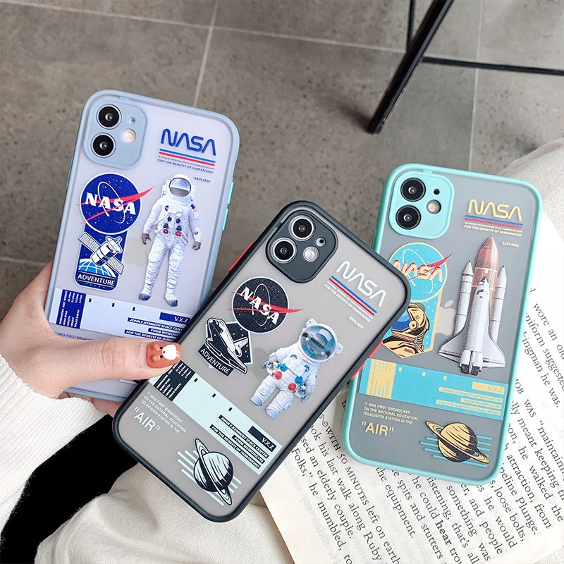 Skin Feel Smart Mobile Phone Case Shockproof Translucent Cell Phone Case Cover Shell for iPhone