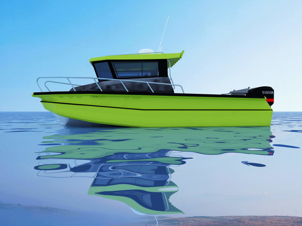 Gospel New Design Easy Craft 22.5FT Aluminum Fishing Boat
