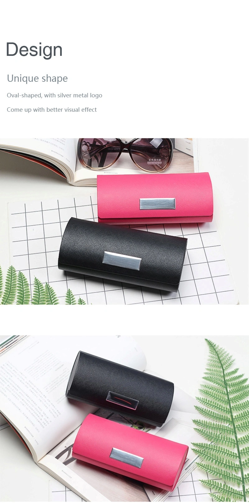 Hard Shell Optical Case for Reading Glasses and Sunglasses; Durable and Lightweight Protective Eyeglasses Case