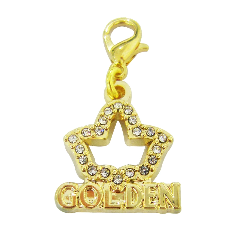 Unique Custom Personalized 18K Gold Plated Crafts Jewelry Wholesale Number Pendant and Charms (charm-13)
