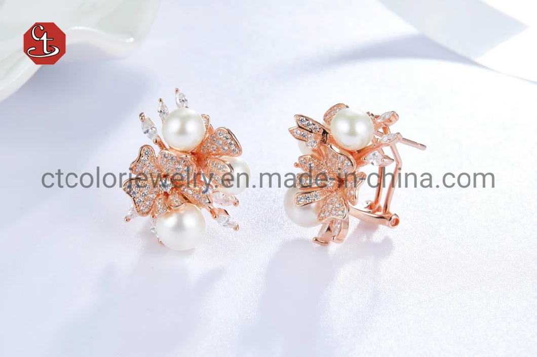 Temperament Shell Pearl Design Elegant Earrings for Ladise Gift
