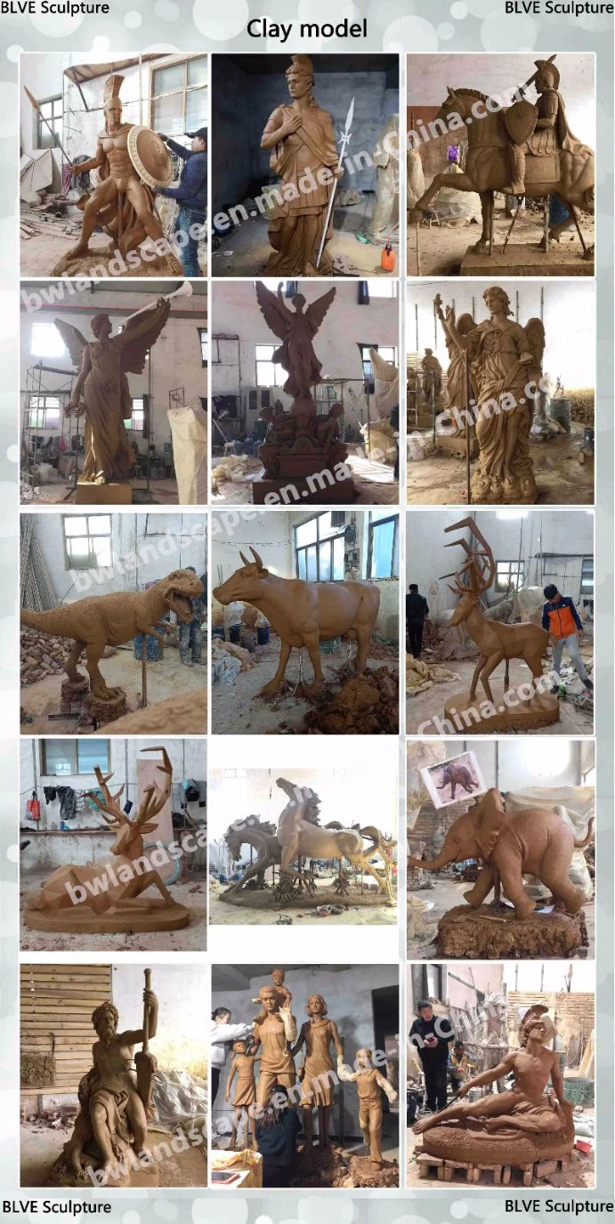 Animal Art Carving Dog Hand-Made Statue Art Craft Home Decor Bronze Sculpture Basc-028