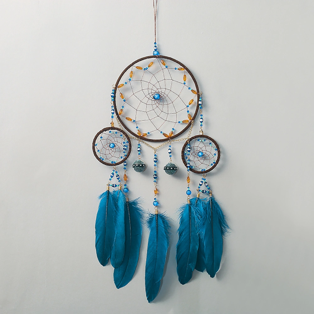 Hand Made Feather Dream Catcher Wind Chime Pendant Hand Made Gift Craft Student Gift