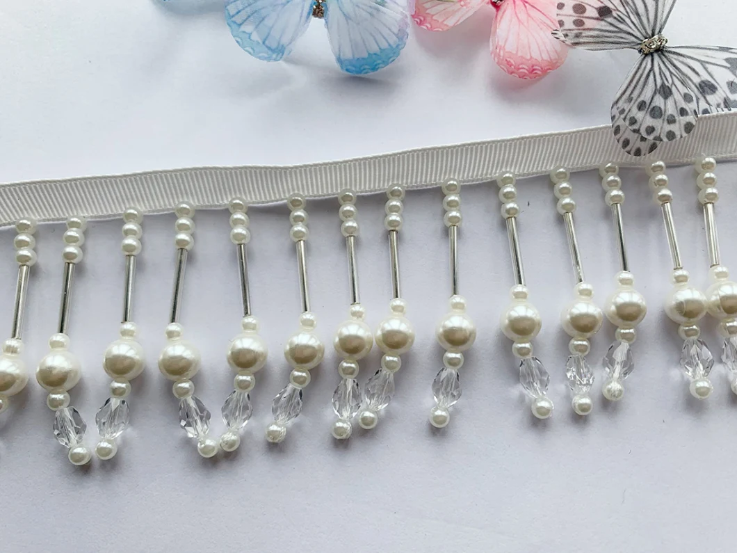 New Garment Accessory Pearl Beads Pendant Beaded Trimming for Clothes