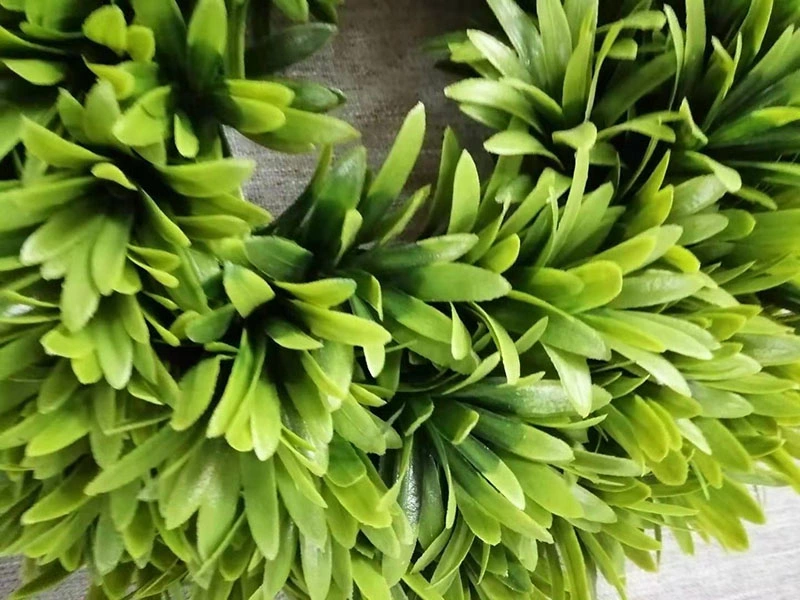 Factory Wholesale Christmas Decorated Yiwu Make Artificial Plant Seashell Grass Wreaths for Sale