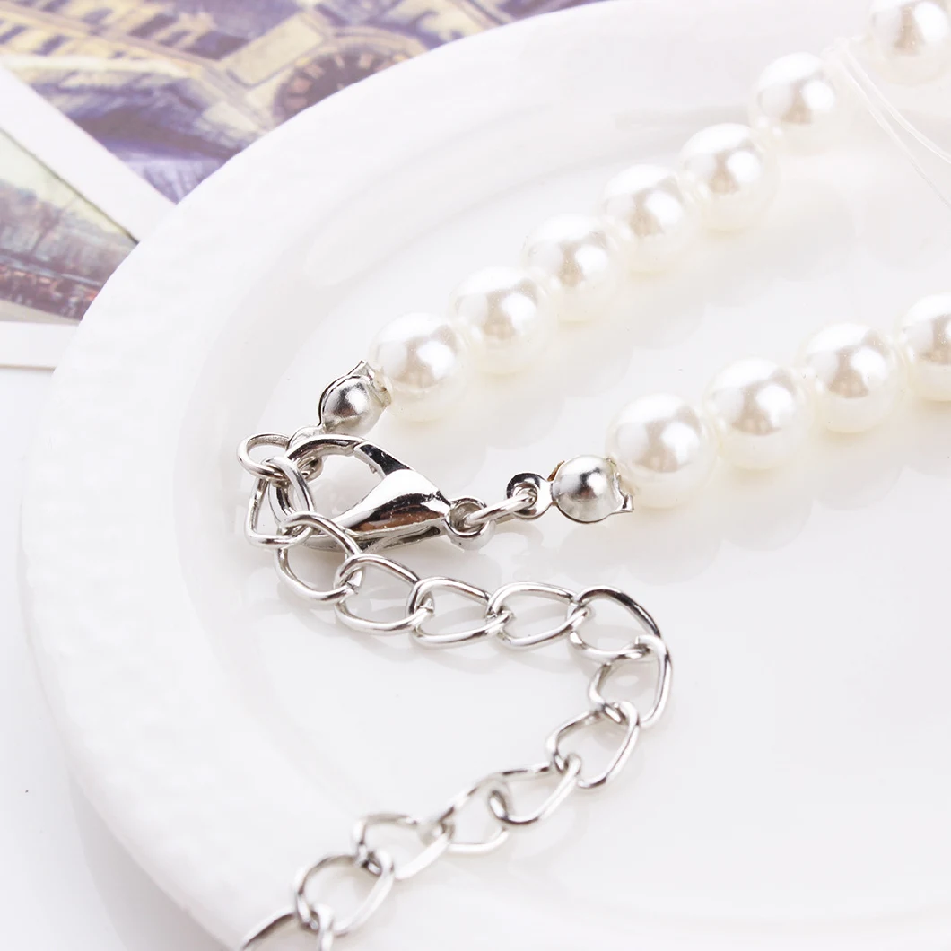 Wholesale Top Design Women Fashion Necklaces Jewelry Accessories Exaggerated Pearl Fashion Layered Necklace