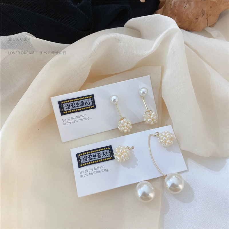 Fashion Irregular Pearl Temperament Earrings Jewelry
