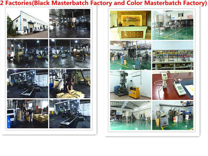 Factory Direct Sale PE LDPE/LLDPE/HDPE Filler Black Masterbatch