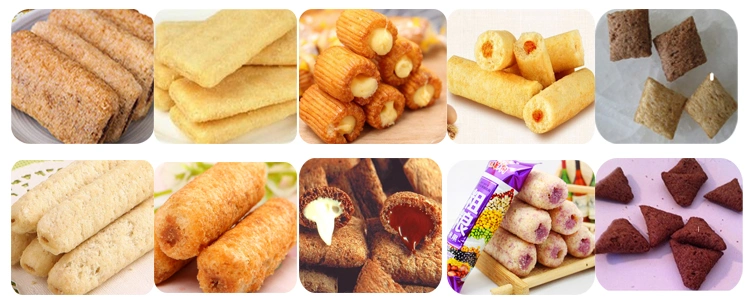 Factory Price Energy Bar Extruder Machine Cream Filled Snacks Machine Corn Filling Production