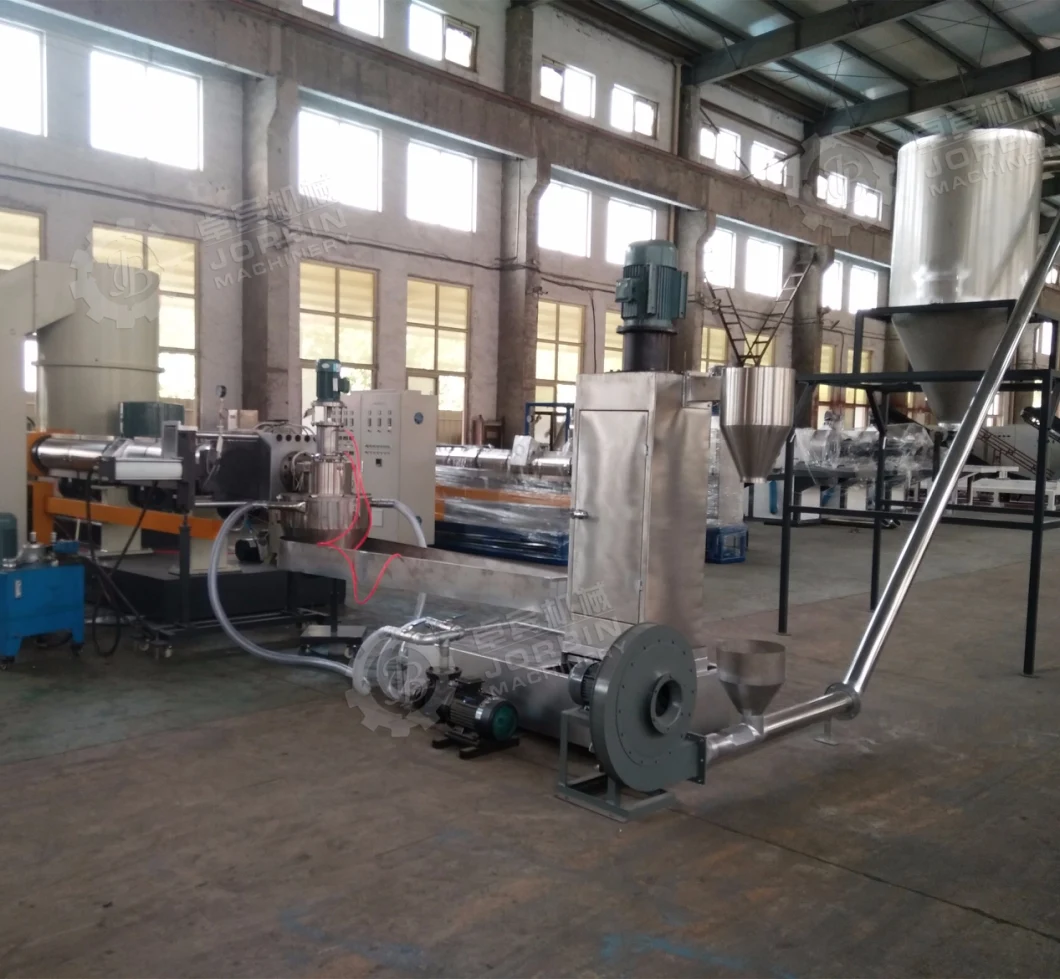 PP Masterbatch Kneader Granulation Machine/Plastic Extruder with Agglomerator for Recycling TPE Strand